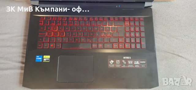 Лаптоп ACER Nitro5 AN5 17-54-595D, снимка 3 - Лаптопи за работа - 47227063