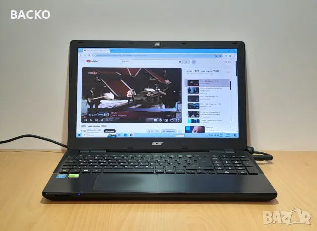 Лаптоп ACER Aspire E5-571 - Z5WAH / I5-4210U / 120Gb ssd / 8Gb DDR3