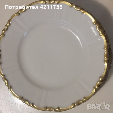 6 стилни чении порцелан с позлата НОВО, снимка 5 - Сервизи - 52867254