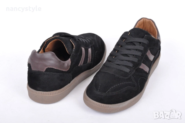 НОВО! Спортни дамски кецове от естествен велур - Два цвята, снимка 8 - Маратонки - 51719553