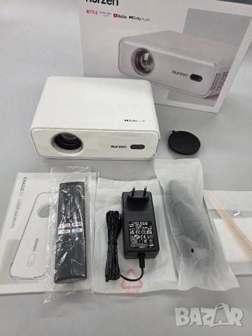 Смарт Проектор с Автофокус, Dolby Audio, HDR10 и Native 1080P, Aurzen EAZZE D1, снимка 10 - Плейъри, домашно кино, прожектори - 53315423