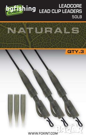 Готов монтаж Fox Edges Naturals Leadcore PG Lead Clip Leaders