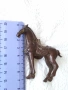 Малка бронзова фигурка на кон 🐎 54252, снимка 2