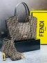 дамски комплект чанта/ раница, боти  на ток и портмоне fendi versace , снимка 13