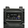 Преносима акумулаторна тонколона KTS-1513, 4inch, 5W, Bluetooth, Микрофон, Kynexi, Черен, снимка 3
