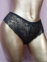 S/M Черна еластична, дантелена бикина , снимка 3