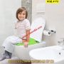 Сгъваем адаптер редуктор за деца за тоалетна седалка - Жабка - КОД 4172, снимка 3