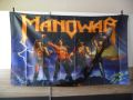 Manowar знаме флаг Kings of metal хеви метъл металисти рок  , снимка 1 - Декорация за дома - 45307862