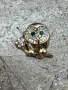 Брошка сова с камъчета , снимка 5