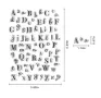 Латиница Азбука букви малки и главни силиконов гумен печат декор бисквитки фондан Scrapbooking, снимка 2