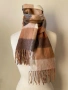 Мъжки, бежов, кариран шал от 100 % вълна, Моnte Cristo, снимка 3