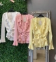 Нежни блузки с ефирни къдрички  В жълто изчерпана!  , снимка 1