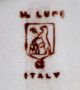 Комплект ръчно рисувани италиански чинии на M. Lupi, снимка 4