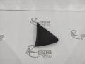 Дясна лайсна триъгълник над преден калник за Toyota Yaris 2005-2011 60117-0D060, снимка 1 - Части - 45114884