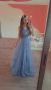 Абитуриентска Синя, Разкошна рокля , снимка 1 - Рокли - 45567638