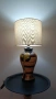 Vintage, немска, настолна лампа, ръчно изработени и оцветена. , снимка 9