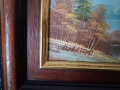 Картини маслени с красиви рамки и подпис на художника., снимка 3