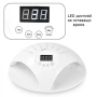 Професионална UV/LED Лампа за Маникюр 48W – За две ръце, с Вграден Вентилатор, Магнитно Дъно и 24 Ди, снимка 3