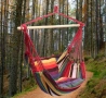 Удобен и здрав хамак с въжета – релакс на открито или на терасата, снимка 5