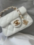 Дамска бяла чанта chanel , снимка 4