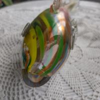 Ръчно - издухана риба от многоцветно стъкло , снимка 2 - Други ценни предмети - 45303253