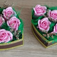Ароматни сапунени рози, снимка 1 - Изкуствени цветя - 45835846