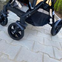 ПродаваБебешка количка Moni - Raffaello, зелена, снимка 4 - Детски колички - 45060033