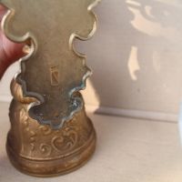 Масивна месингова камбана за входна врата, снимка 11 - Други ценни предмети - 45404112