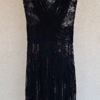 Уникална бутикова рокля с ресни, снимка 3 - Рокли - 41651467