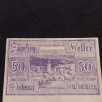 Банкнота НОТГЕЛД 50 хелер 1920г. Австрия перфектно състояние за КОЛЕКЦИОНЕРИ 44981, снимка 3 - Нумизматика и бонистика - 45544676
