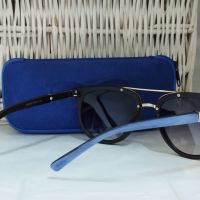 24 Слънчеви очила,маркови очила- унисекс очила в модерно син цвят , снимка 3 - Слънчеви и диоптрични очила - 45361777