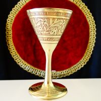 Бронзови чаши за ракия,орнаменти,клетъчен емайл., снимка 9 - Антикварни и старинни предмети - 45204563