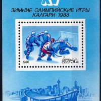 СССР 1988 - олимпиада MNH, снимка 1 - Филателия - 45524107