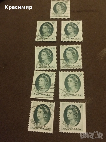Австралия -Елизабет 1963 г Без Перфорация., снимка 1
