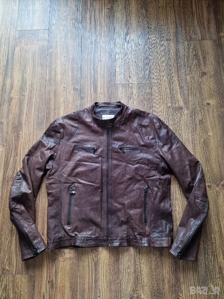 Страхотно мъжко кожено яке BLUPEL , естествена кожа, размер 2XL, снимка 1