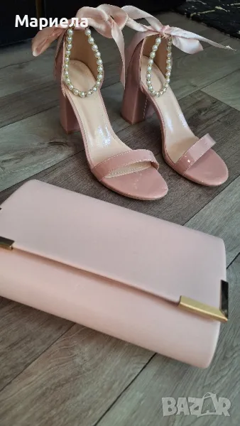 Комплект чанта с обувки на ток, снимка 1