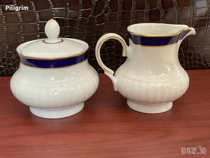 Кана за мляко, захарница Mitterteich, Bavaria, 1950 г., снимка 1