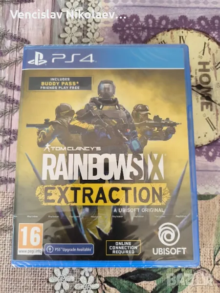 Игра Tom Clancy's Rainbow six extraction  за Ps 5, Ps4, Playstation 4, снимка 1