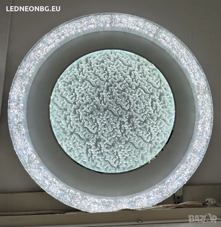 LED Плафон КРИСТАЛ, Ф48, 40W, 3 CCT ►3000-4000-6000 K, снимка 1