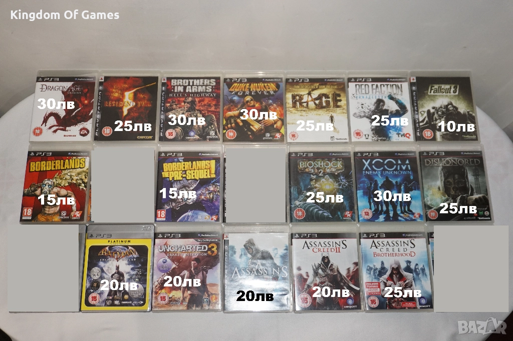 Игри за PS3 Dragon Age/Duke Nukem/Rage/Red Faction/Borderlands/Bioshock 2/Resident Evil 5, снимка 1