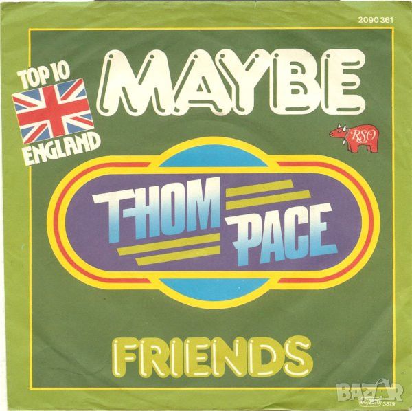 Грамофонни плочи Thom Pace – Maybe 7" сингъл, снимка 1