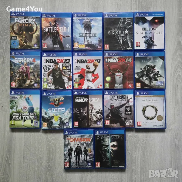 ps4 игри 15лв за бр., снимка 1