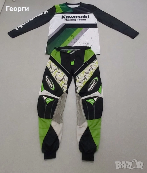 Екип за мотокрос Kawasaki L, снимка 1