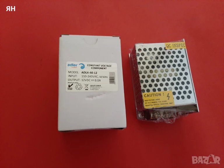 Захранване Adler ADLX-40-12за LED ленти 36W,3A,12V, снимка 1