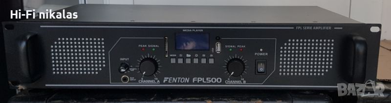 стерео усилвател стъпало с USB и блутут  FENTON FPL500, снимка 1