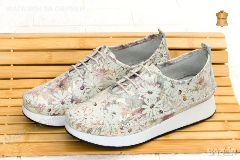 ДАМСКИ ОБУВКИ - ЕСТЕСТВМЕНА КОЖА - код: 6036, снимка 1