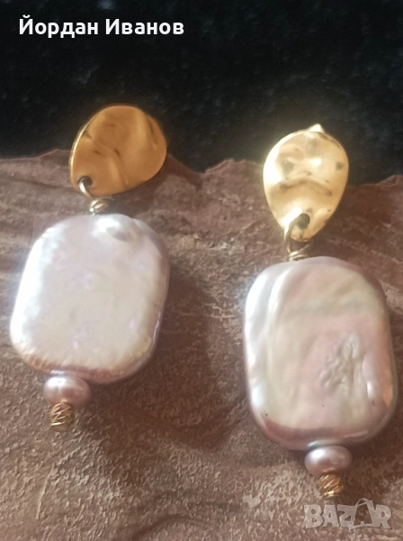 Обеци с перли , снимка 1