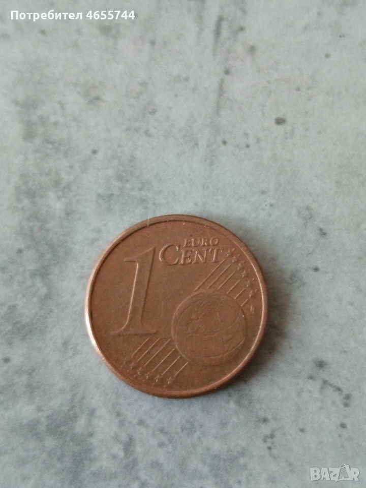 1 евро цент , снимка 1