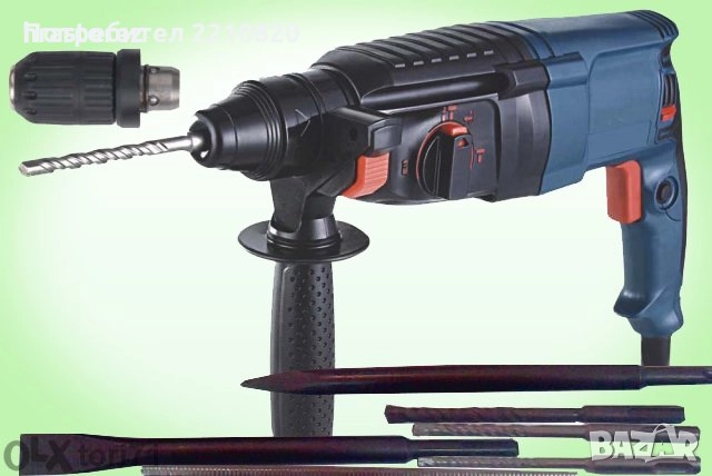 ПЕРФОРАТОР - КЪРТАЧ 2-28 + допълнителен патронник и куфар, снимка 1