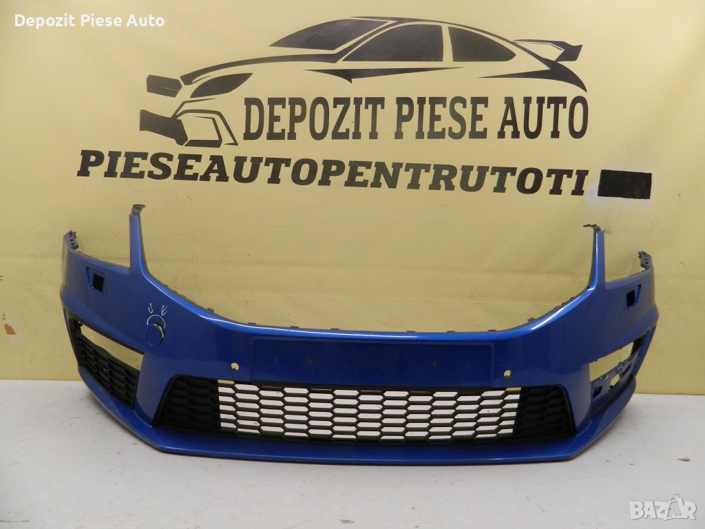 Предна броня Skoda Octavia RS / VRS facelift, 2017, 2018, 2019, 2020, оригинален код 5E0807221AA, снимка 1